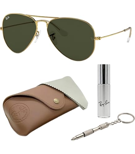 Amazon.com: Ray-Ban Unisex RB3689 Aviator Metal II Aviator